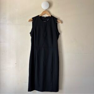 Tiffany & Co. Black Sleeveless Midi Sheath Dress